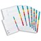 Concord Index Dividers, 1-31, Multicoloured Mylar Tabs, A4, White