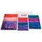 Elba A5 Snap Plastic Wallets / Assorted / Pack of 5