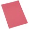 5 Star Square Cut Folders, 250gsm, Foolscap, Red, Pack of 100