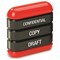 Trodat 3-in-1 Stamp Stack Professional - "Confidential", "Copy" & "Draft"