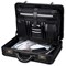 Alassio Attaché Case / Removable Laptop Sleeve / Expandable / Leather-look / Black