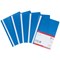5 Star A4 Project Flat Files, Indexing Strip, Blue, Pack of 5