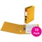 5 Star A4 Lever Arch Files, Plastic, Yellow, Pack of 10
