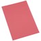 5 Star Square Cut Folders, 180gsm, Foolscap, Red, Pack of 100