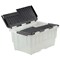 Strata Storage Box Duracrate Crates, 40 Litre, Black, Pack of 5