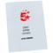 5 Star Binding Covers, 250gsm, Plain, Gloss White, A4, Pack of 100