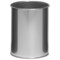 Durable Round Bin, Metal, 15 Litres, Silver