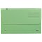 Elba Document Wallet Half Flap 285gsm Capacity 30mm A4 Green Ref 100090245 [Pack 50]