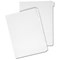 Concord Presentation Dividers, Unpunched, Reverse Tabs, 5-Part, A4, White, Pack of 50