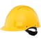3M Ventilated Safety Helmet with Uvicator Sensor Disc, Yellow
