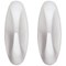 Command Oval Adhesive Hooks, Small, Pack of 2