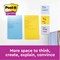 Post-it Super Sticky Meeting Notes, 200 x 149mm, Bright Colours, Pack of 4 of 45 Notes