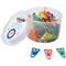 Laurel Plastic Paperclips - 25mm, Assorted Colours, Pack 500