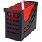 Jalema Recycled Office Box with 5 Suspension Files A4 Black A658026998