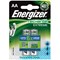 Energizer Rechargeable Battery, NiMH Capacity 2300mAh HR6, 1.2V, AA, Pack of 2
