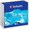 Verbatim CD-R Slim Cased - Pack of 10