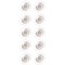 Nobo Glass Magnets Clear - Pack of 10