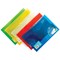 Concord Foolscap Stud Wallet Files, Translucent, Assorted, Pack of 5