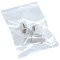 Grip Seal Polythene Bags, 40 Micron, 125x190mm, Clear, Pack of 1000
