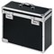 Robust Lockable Personal Filing Case, A4, Black & Chrome