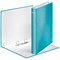 Leitz Wow Ring Binder, A4, 2 D-Ring, 25mm Capacity, Ice Blue, Pack of 10
