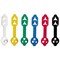 Laurel Duo Bag Fasteners, Assorted Colours, Pack of 125
