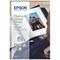 Epson Premium Glossy Photo Paper, 100mm x 150mm, White, 255gsm, Pack of 40