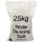Salt De-icing Bag / 25kg / White / Pack of 20