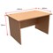 Trexus Classic Panelled Rectangular Desk / 1200mm Wide / Beech