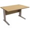 Sonix Premier Rectangular Desk / 1600mm Wide / Oak