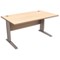 Sonix Premier Rectangular Desk / 1400mm Wide / Maple