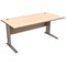 Sonix Premier Rectangular Desk / 1200mm Wide / Maple