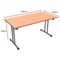 Trexus Rectangular Folding Table / 1500mm Wide / Beech