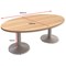 Adroit Virtuoso Boardroom Table / 2000mm Wide / Cherry Marbella
