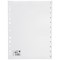 5 Star Plastic Index Dividers, 1-12, A4, White