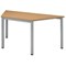 Sonix Table Trapezoidal 25mm Top W1600xD800xH720mm Oak