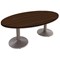 Adroit Virtuoso Boardroom Table / 2000mm Wide / Dark Walnut