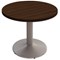 Adroit Virtuoso Small Boardroom Table / 900mm Diameter / Dark Walnut