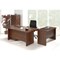 Adroit Virtuoso Executive Rectangular Managers Desk / 1800mm Wide / Dark Walnut