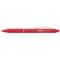 Pilot FriXion Clicker Rollerball Pen, Retractable, Erasable, 0.7mm Tip, 0.35mm Line, Red, Pack of 12