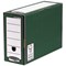 Fellowes Bankers Box Premium Transfer Files, Foolscap, Green & White, Pack of 10