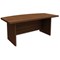 Adroit Virtuoso Managers Desk Bow-fronted 41mm Top W1800xD710-930xH750mm Dark Walnut