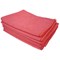 5 Star Microfibre Cloths, Multisurface, Red, Pack of 6