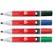 5 Star Drywipe Marker, Bullet Tip, Assorted Colours, Pack of 4