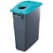 EcoSort Recycling System Waste Lid for Mixed Glass / Round /Green
