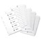 Avery Index Dividers / 1-15 / A4 / White