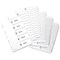 Avery Index Dividers, 1-100, A4, White