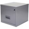 Pierre Henry Steel Cube Filing Cabinet, 1 Drawer, A4, Silver