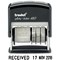 Trodat Printy 4817 Self-inking Dial-A-Phrase Dater Stamp - Black