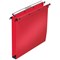 Elba Ultimate Suspension Files, Square Base, 30mm Capacity, Foolscap, Red, Pack of 25